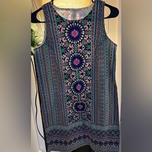 London Times Multicolor Patterned Women's Dress